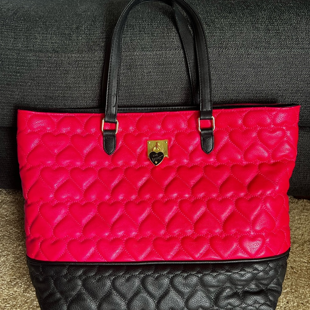 Betsey Johnson Heart Tote